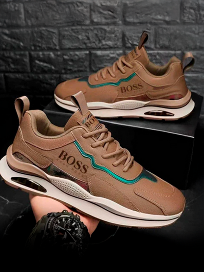 H. Boss Essential Men's Premium Sneakers + Free Essential Watch