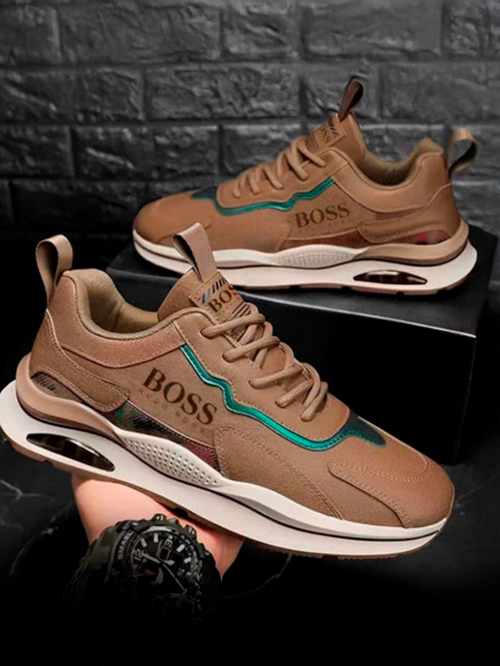 H. Boss Essential Men's Premium Sneakers + Free Essential Watch