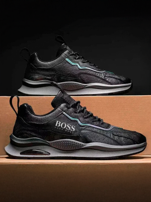 H. Boss Essential Men's Premium Sneakers + Free Essential Watch